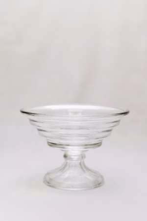 Old glass bowl