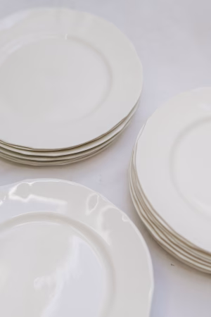 Porcelain plates