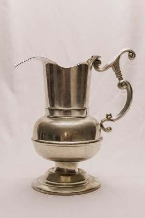 Ornate metal vase