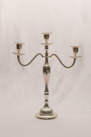 Silver plated candle stick