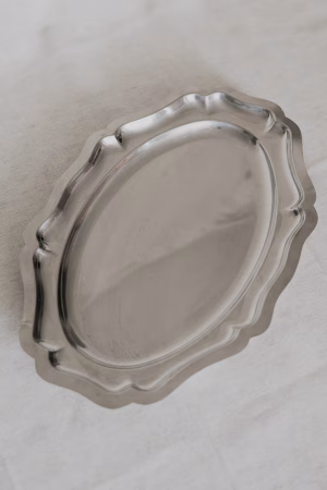 Stainless steele serving tray