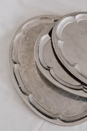 Set of 3 oval trays